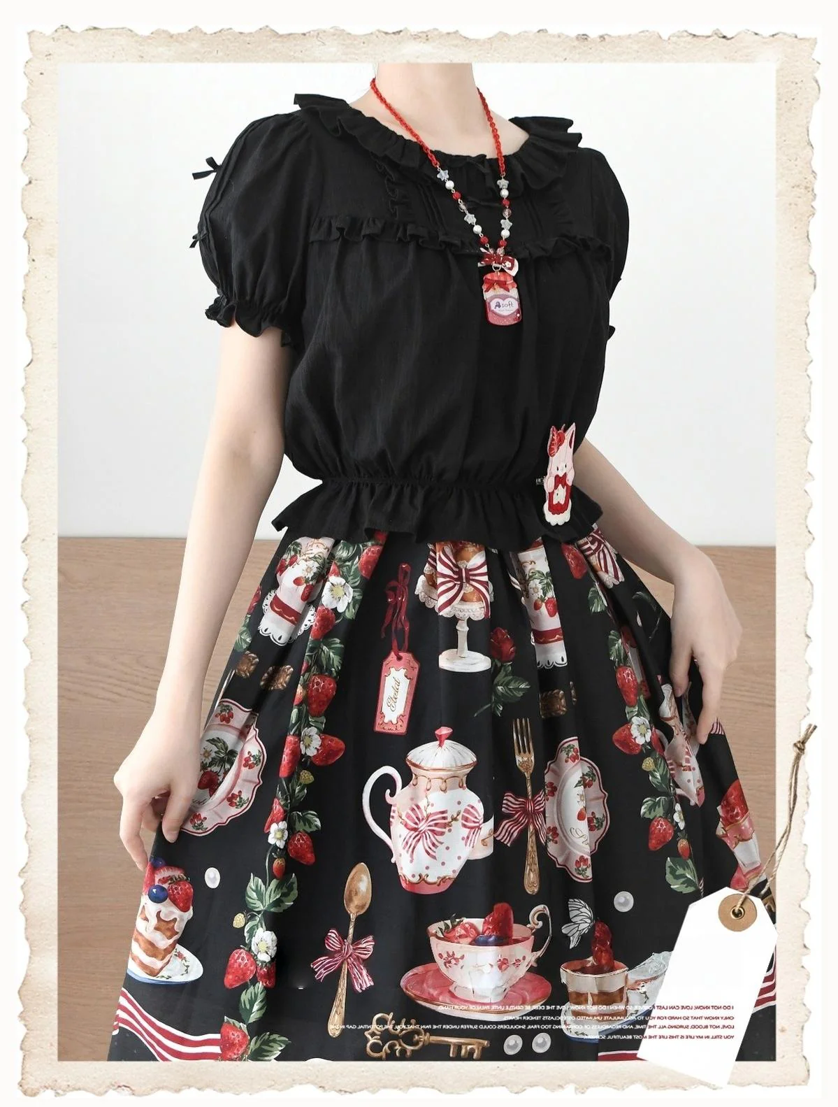 Fluffy Clouds - Cotton Plus Size Lolita Blouse Muti-Colored Shirt - Image 7