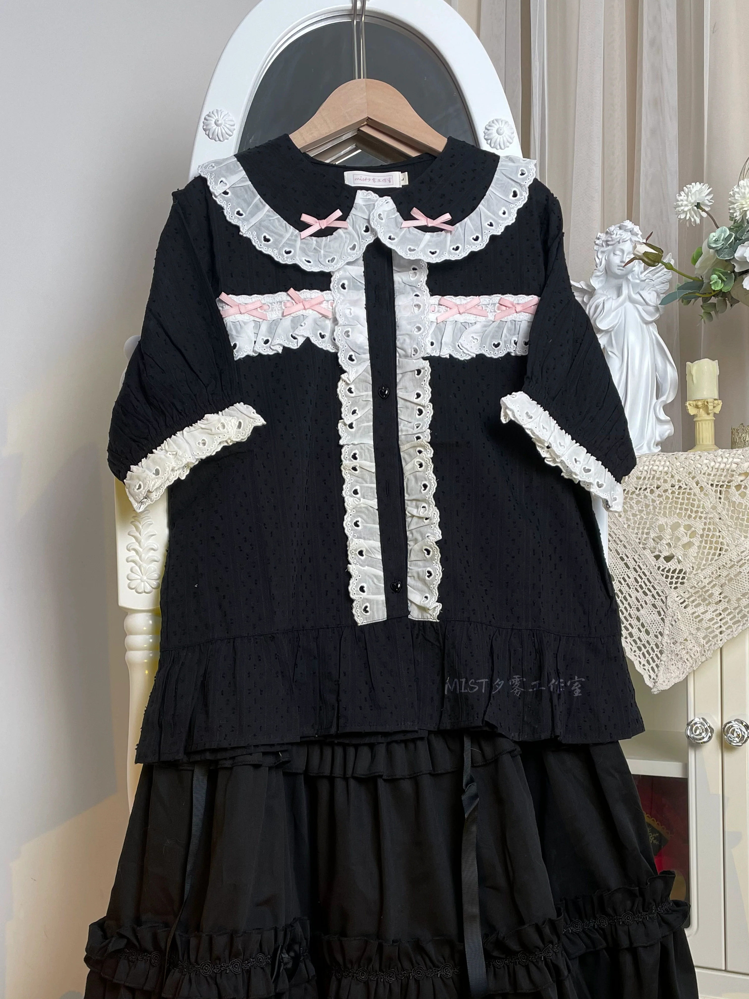 Cotton Sweet Lolita Blouse, Peter Pan Collar - Image 27