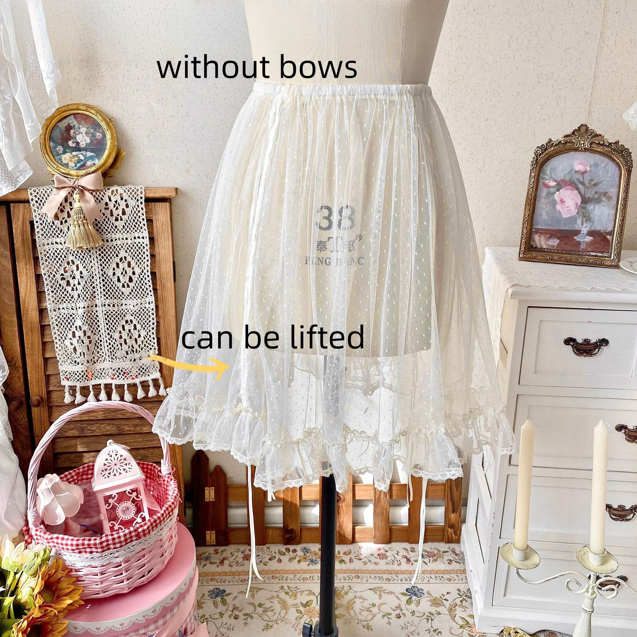 Fluttering Cherry Spring Strings - Cotton Sweet Lolita JSK Dress - Image 91