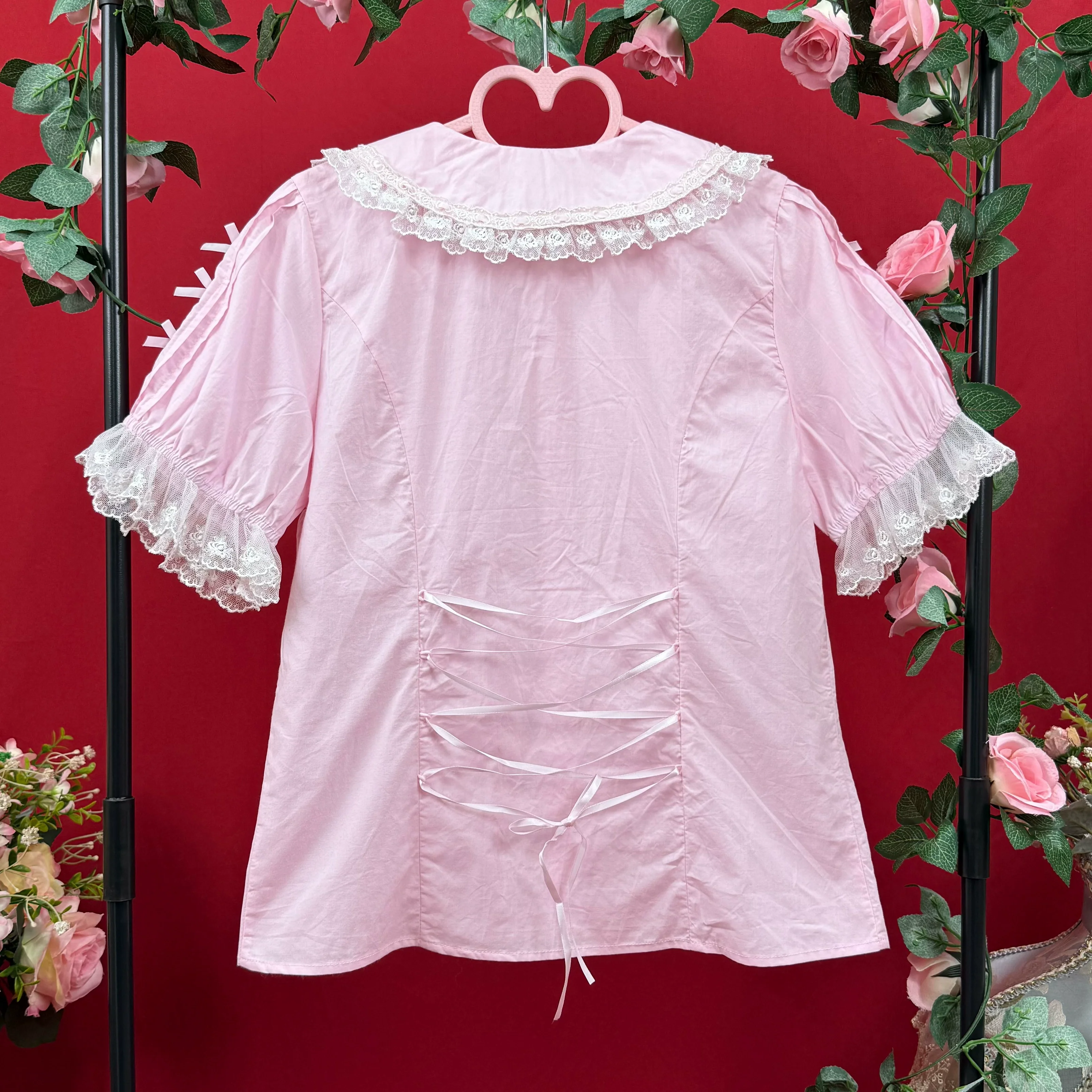 Lanxin Shirt - Cotton Sweet Lolita Lace Blouse - Image 14