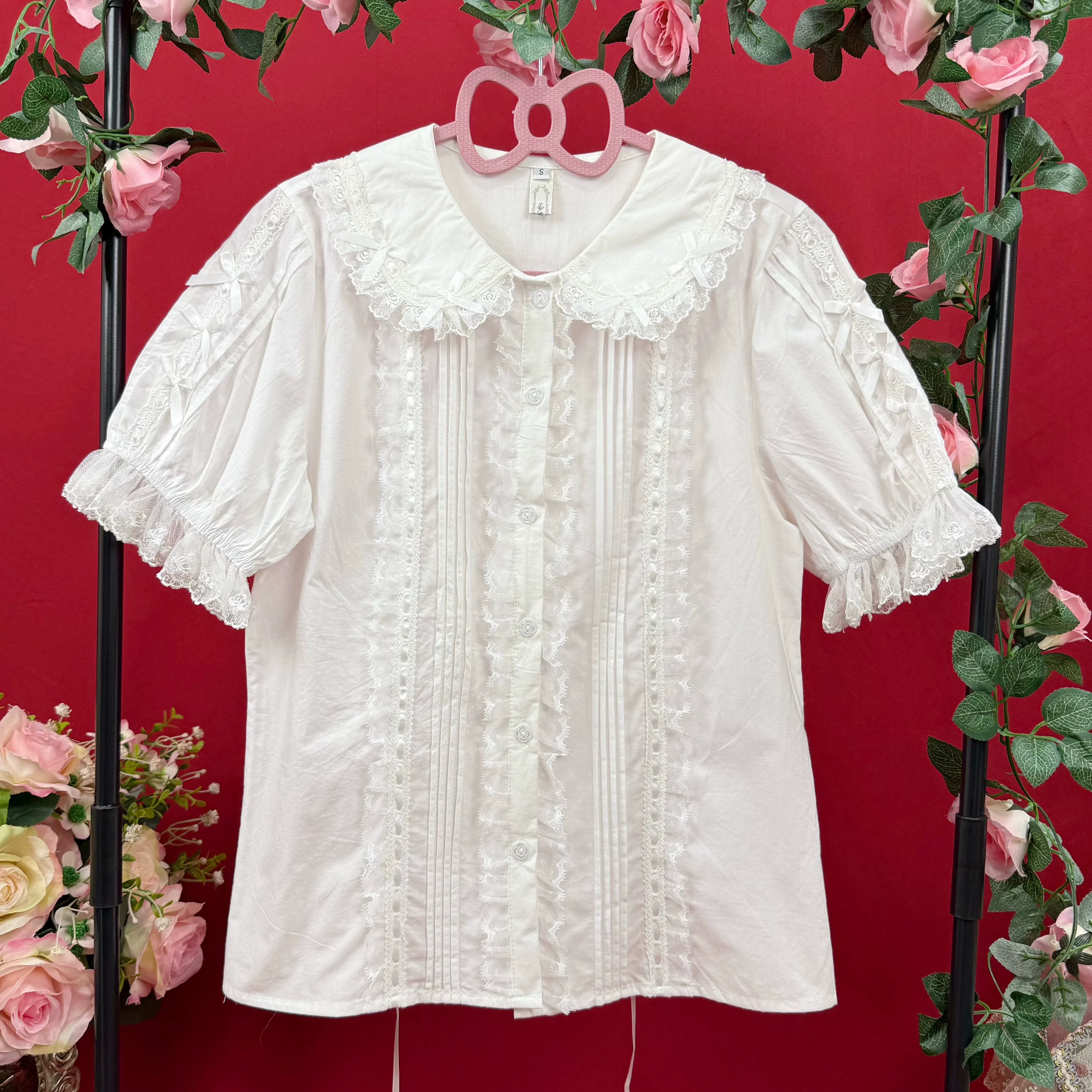 Lanxin Shirt - Cotton Sweet Lolita Lace Blouse - Image 15