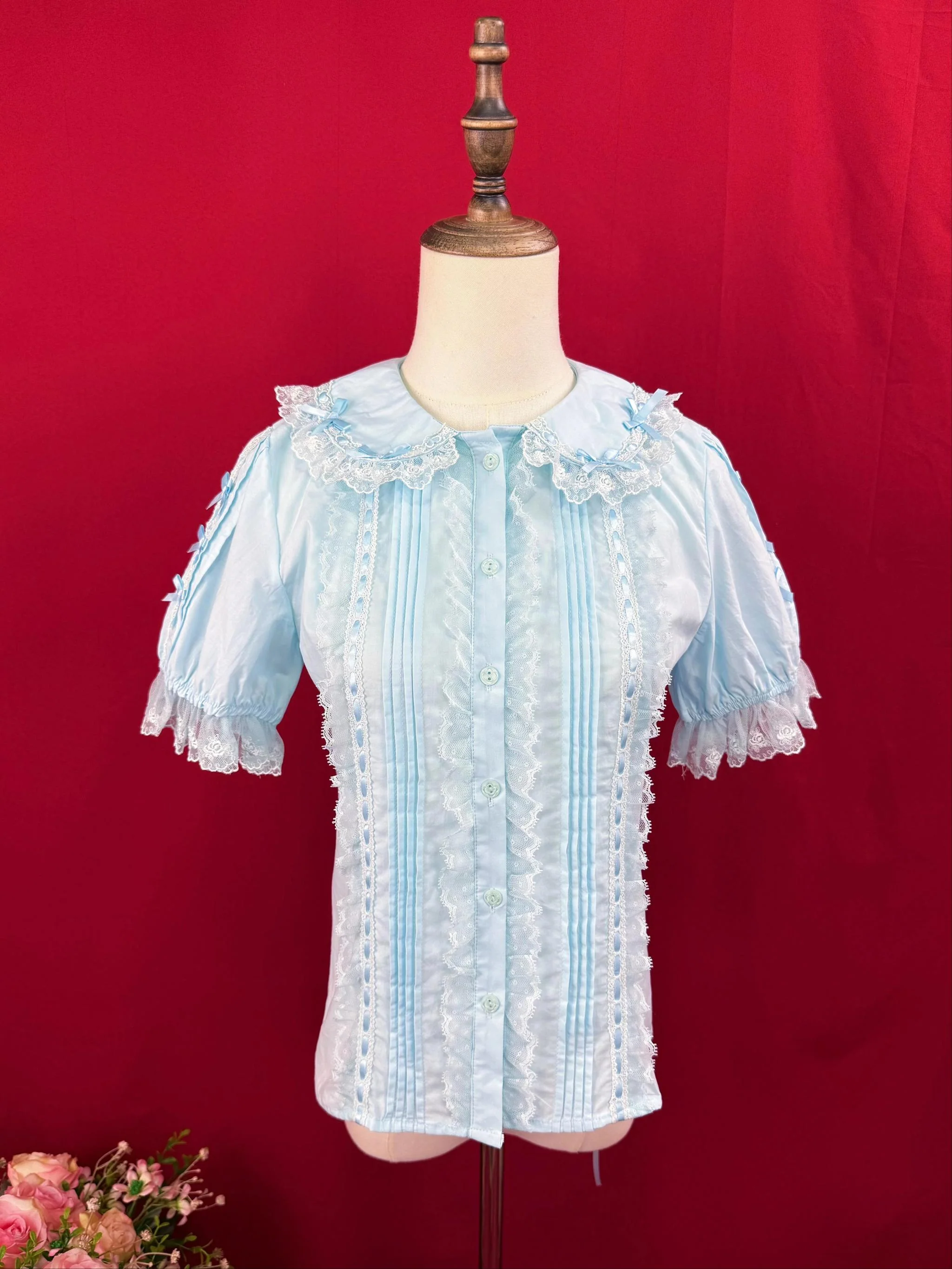 Lanxin Shirt - Cotton Sweet Lolita Lace Blouse - Image 21