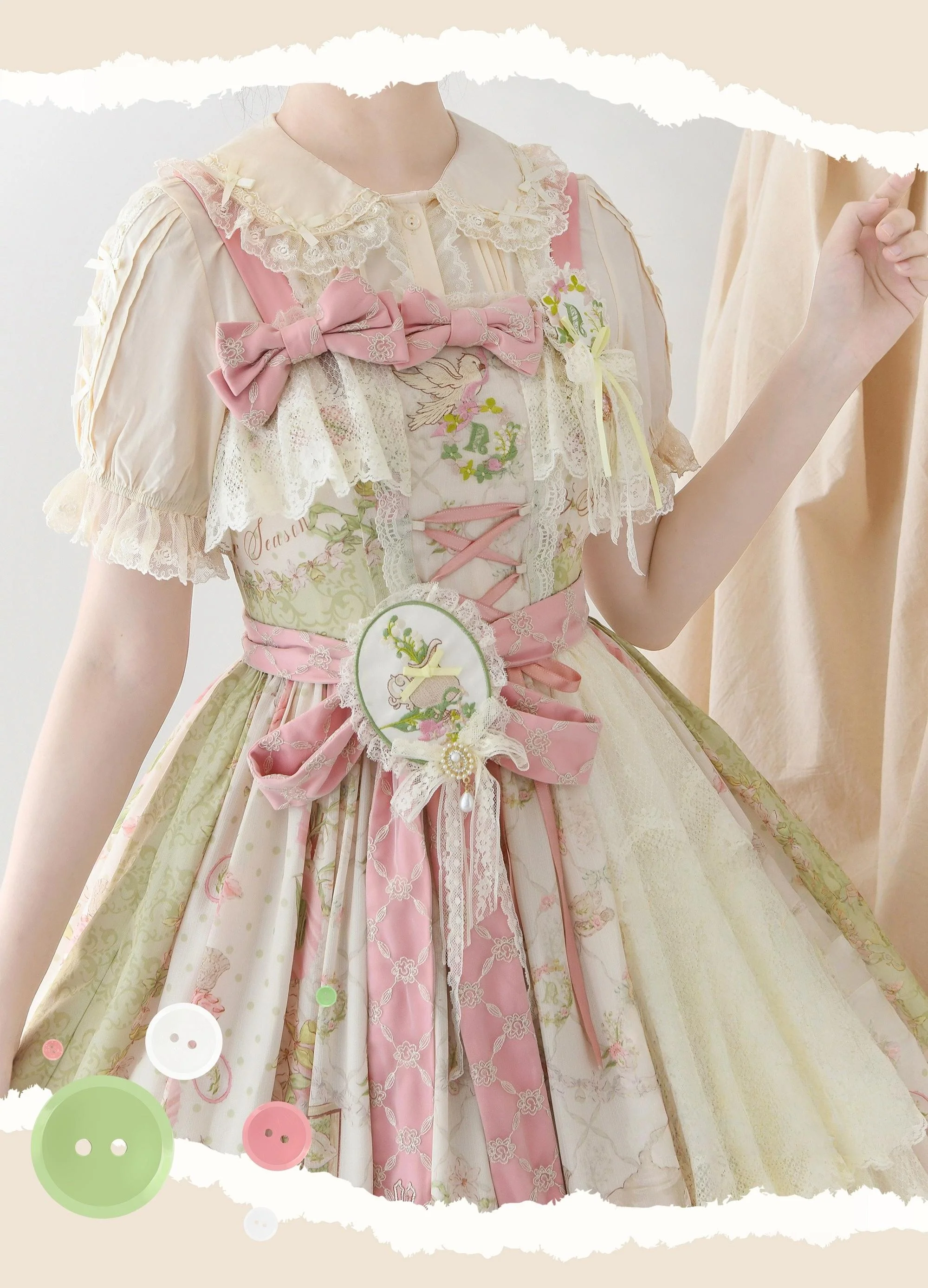 Lanxin Shirt - Cotton Sweet Lolita Lace Blouse - Image 7