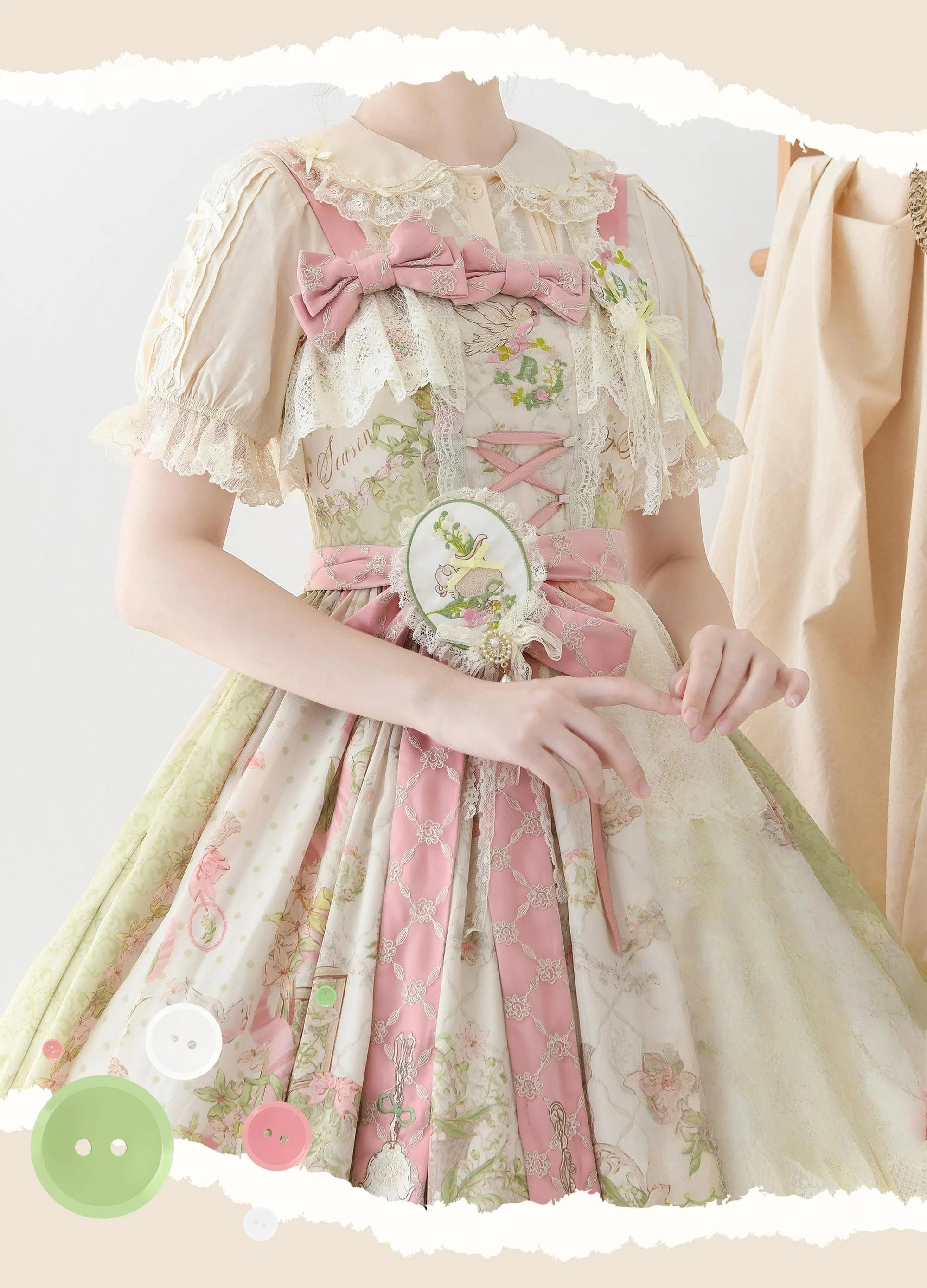Lanxin Shirt - Cotton Sweet Lolita Lace Blouse - Image 8