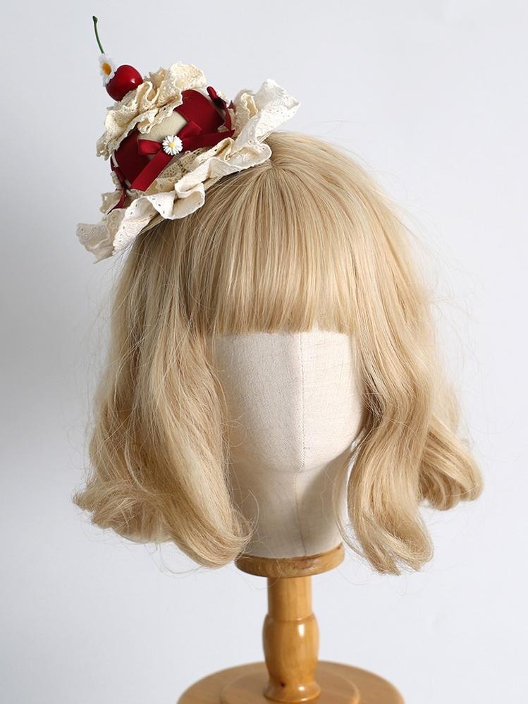 Xiaogui - Country Lolita Headdress, Daisy & Cherry Inspired - Image 13