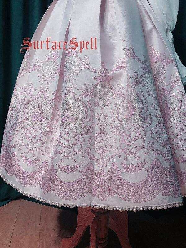 Nocturne - Custom Gothic Lolita Dress Brocade Puff Sleeve Dress - Image 14