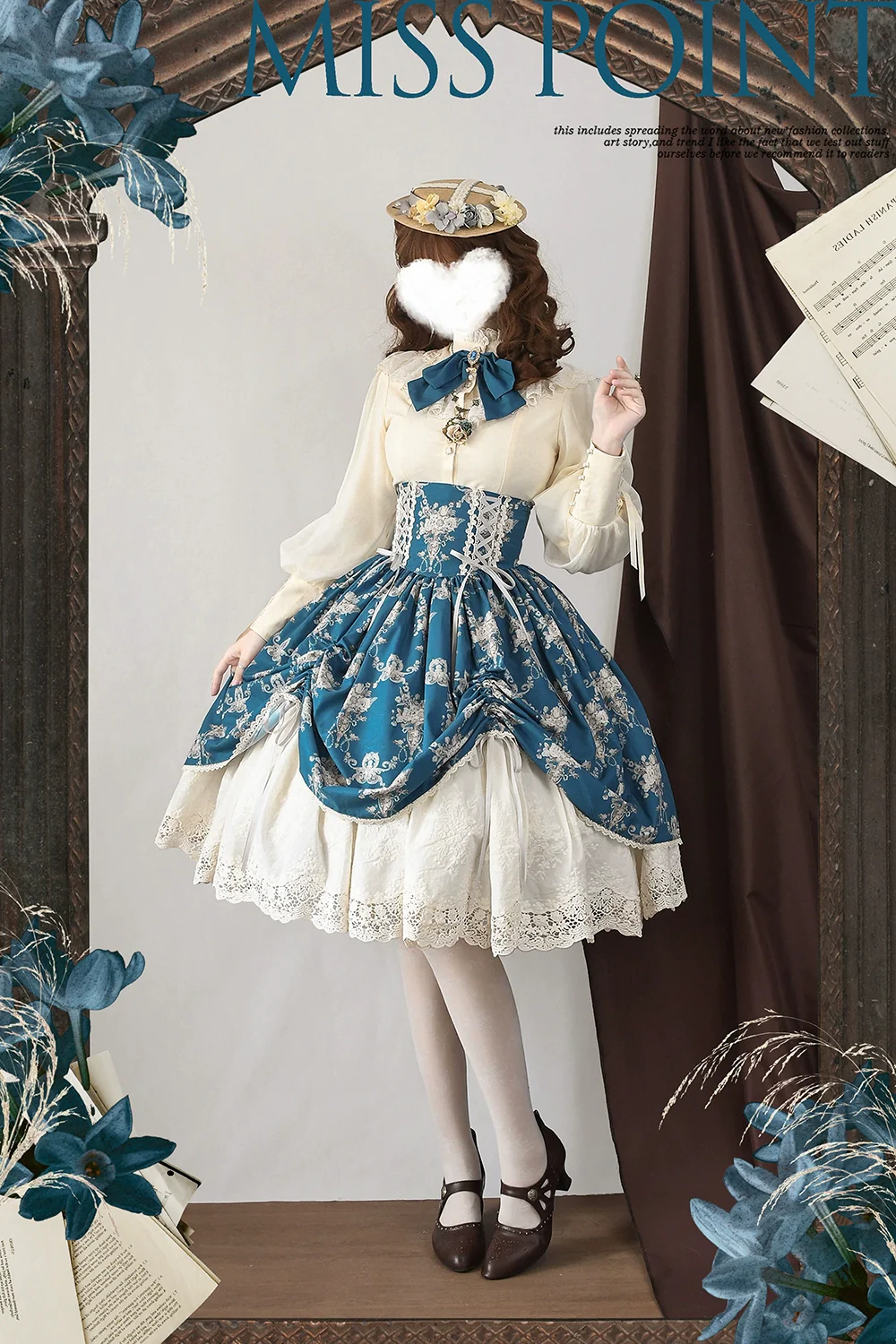 Customized Vintage Lolita Skirt Elegant Pullover Fishbone SK - Image 34