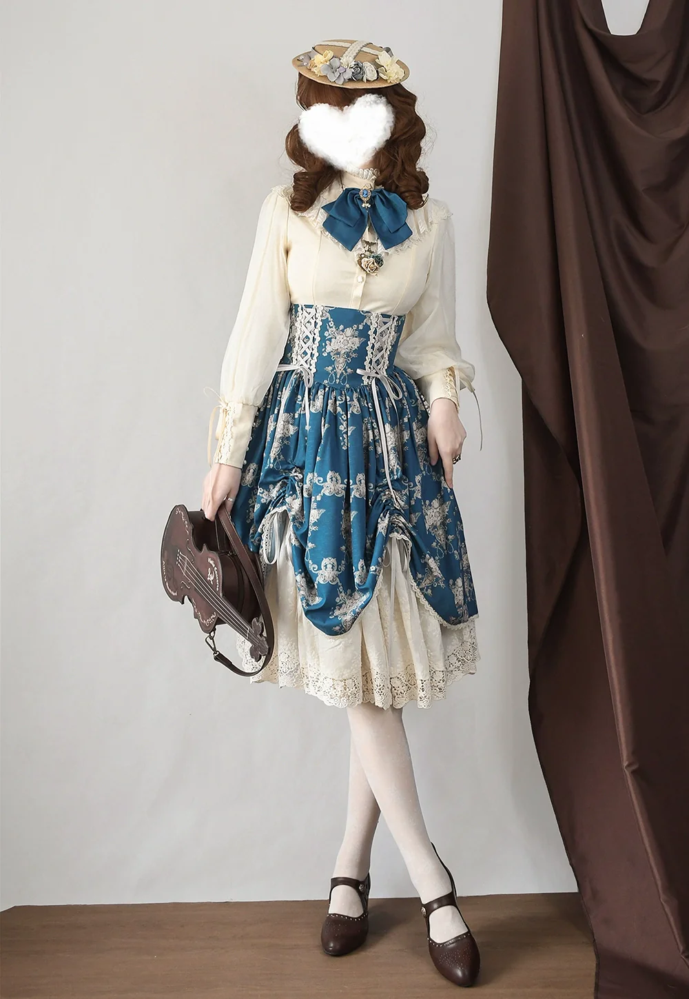 Customized Vintage Lolita Skirt Elegant Pullover Fishbone SK - Image 39