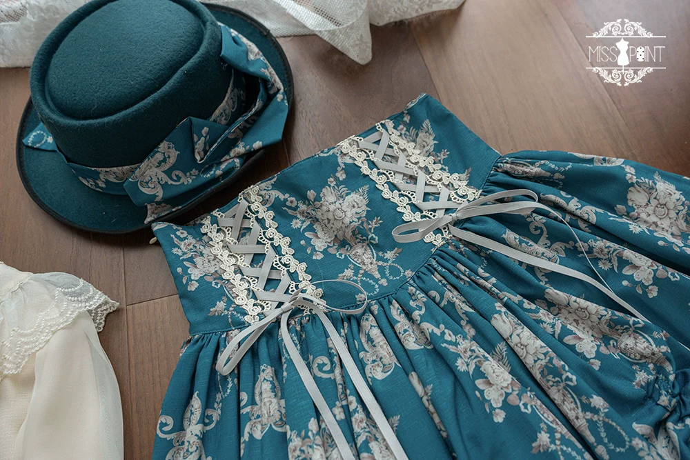 Customized Vintage Lolita Skirt Elegant Pullover Fishbone SK - Image 54