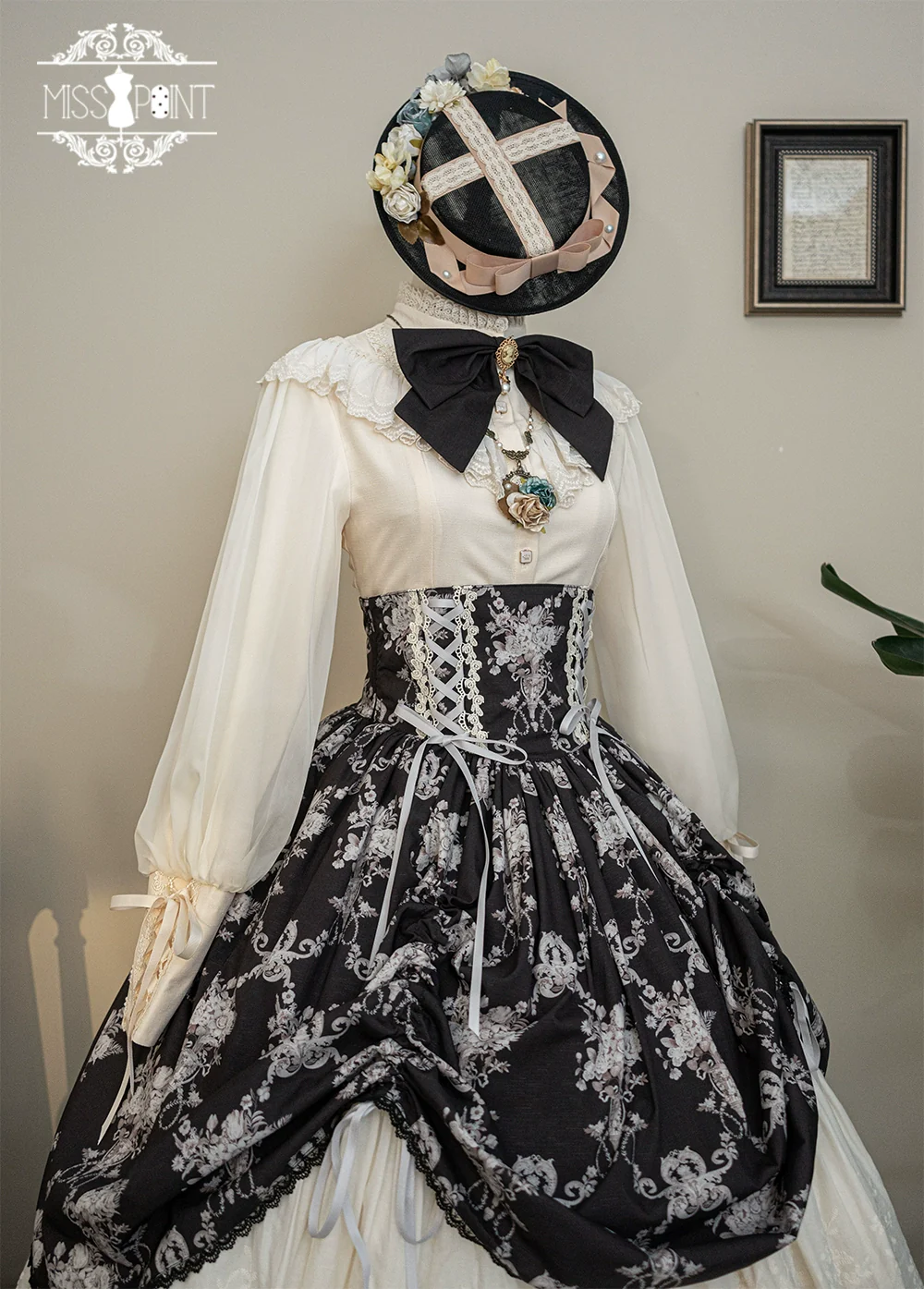 Customized Vintage Lolita Skirt Elegant Pullover Fishbone SK - Image 70