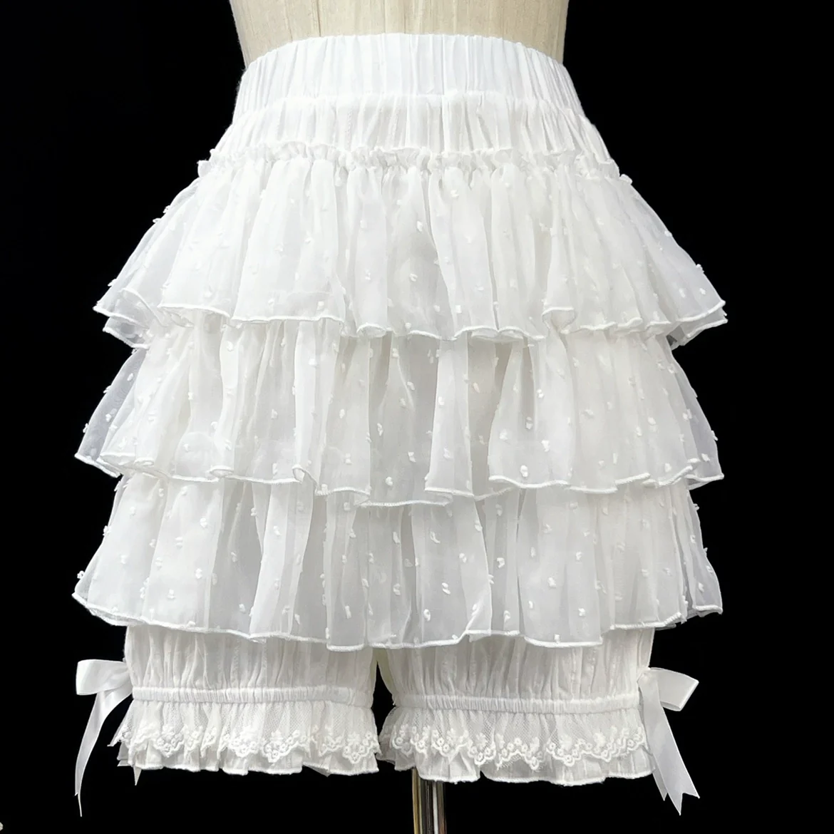 Daily Lolita Bloomers, Lace Cake Shorts for Summer Wear - Image 3