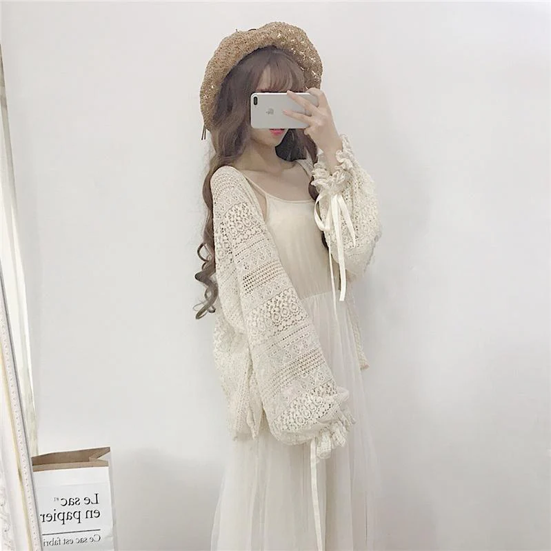 Daily Lolita Light Cardigan Oversized Outwear - Image 13