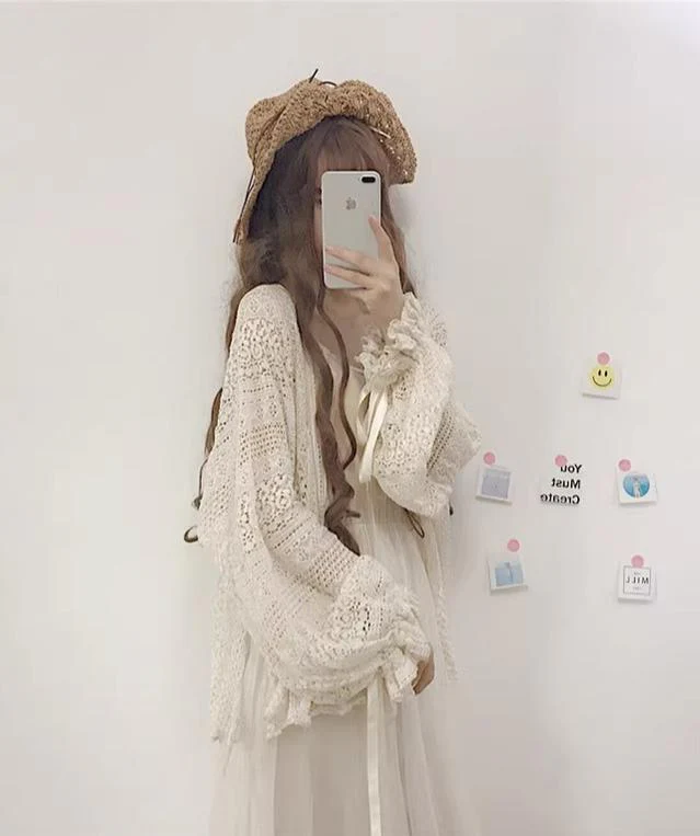 Daily Lolita Light Cardigan Oversized Outwear - Image 9