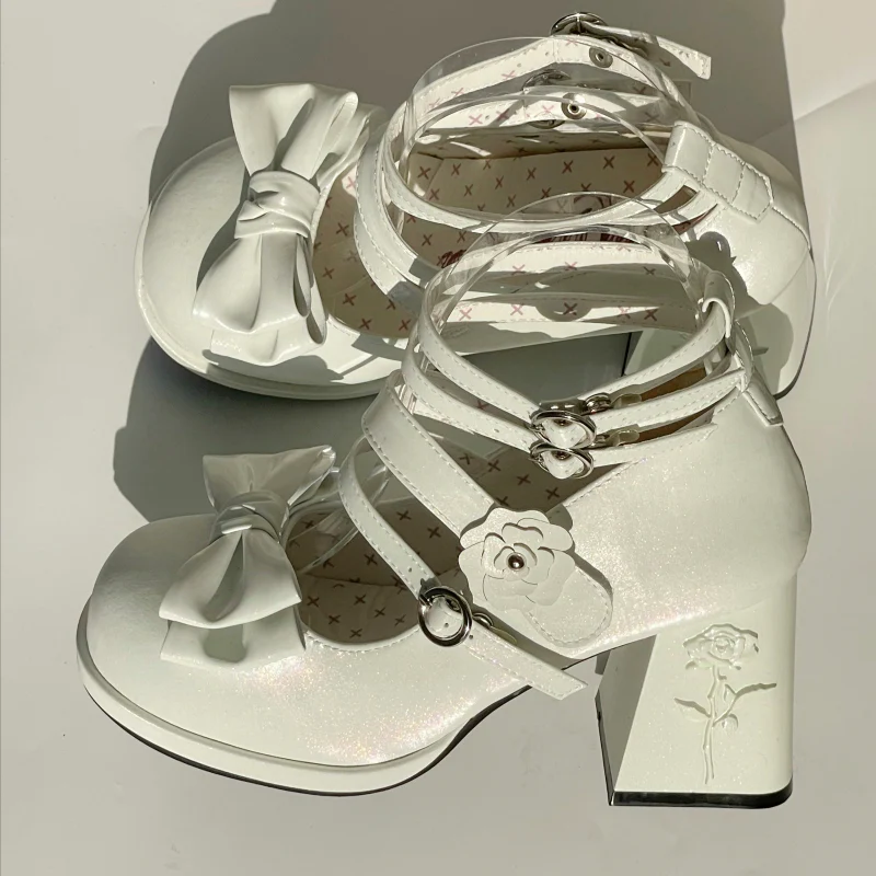Dreamland - Whispers of the Rose - Daily Lolita Platform Heels Shoes with Relief Rose - Image 23