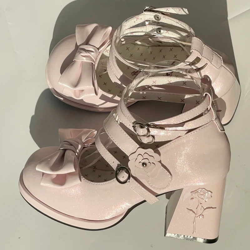 Dreamland - Whispers of the Rose - Daily Lolita Platform Heels Shoes with Relief Rose - Image 25