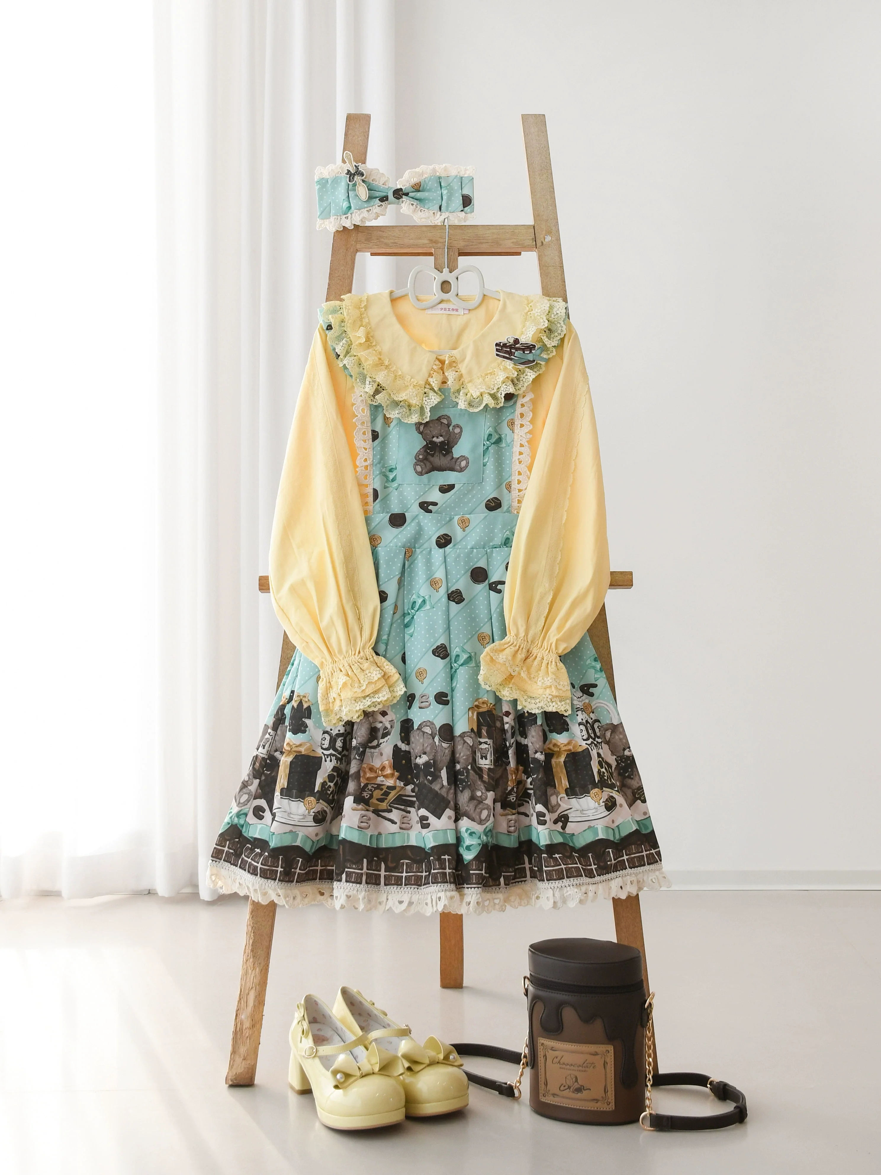 Hyde Garden - Daily Lolita Shirt Cotton Blouse Long Sleeves - Image 6