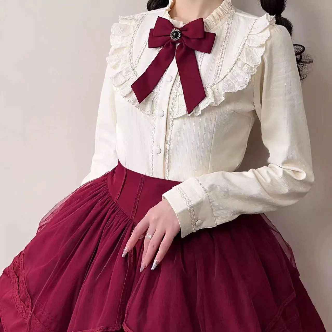 Daily Lolita Shirt Winter Shirts - Image 10