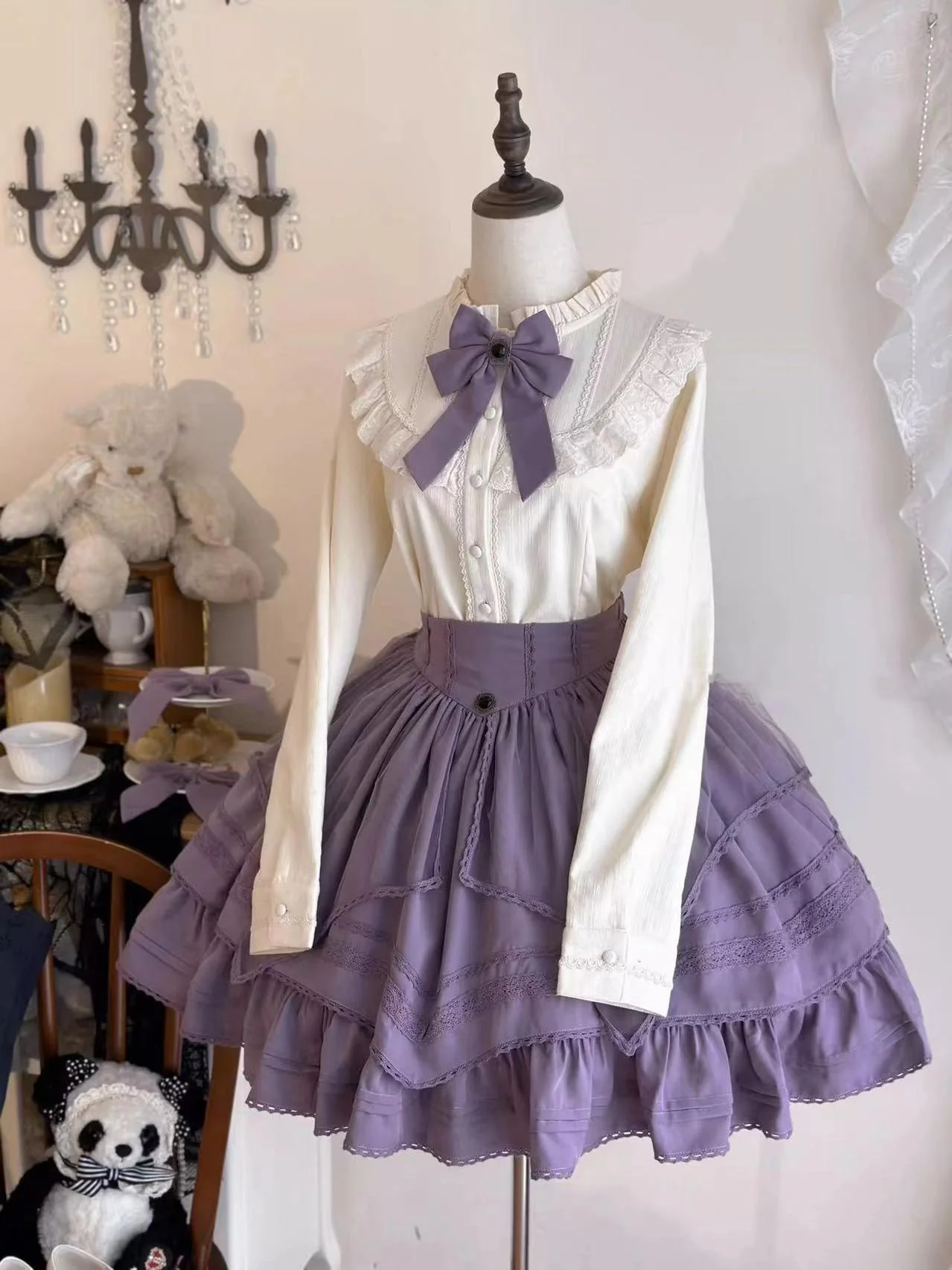 Daily Lolita Shirt Winter Shirts - Image 18