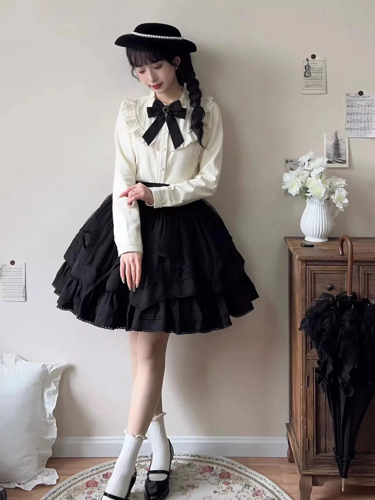 Daily Lolita Shirt Winter Shirts - Image 26