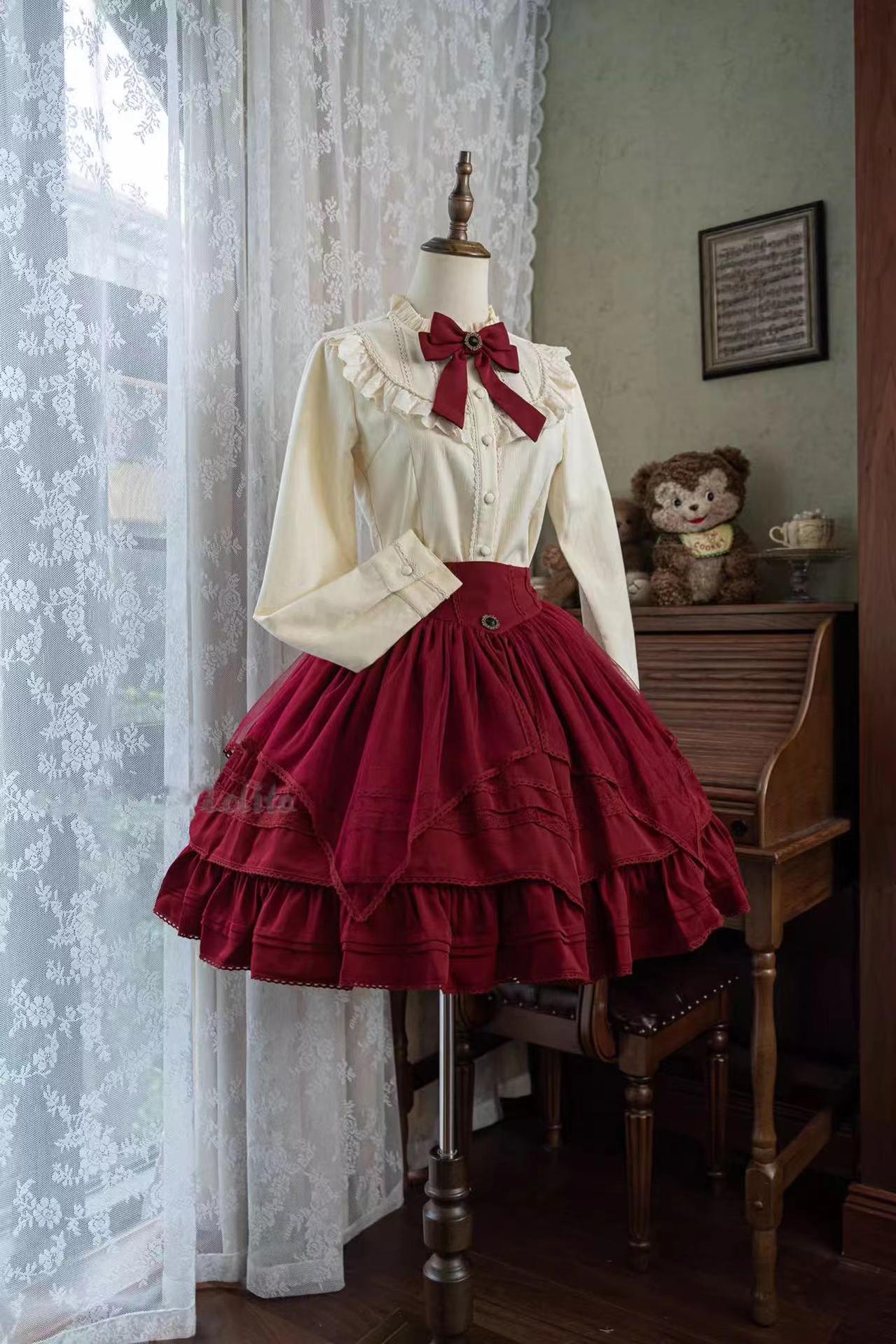 Daily Lolita Shirt Winter Shirts - Image 9