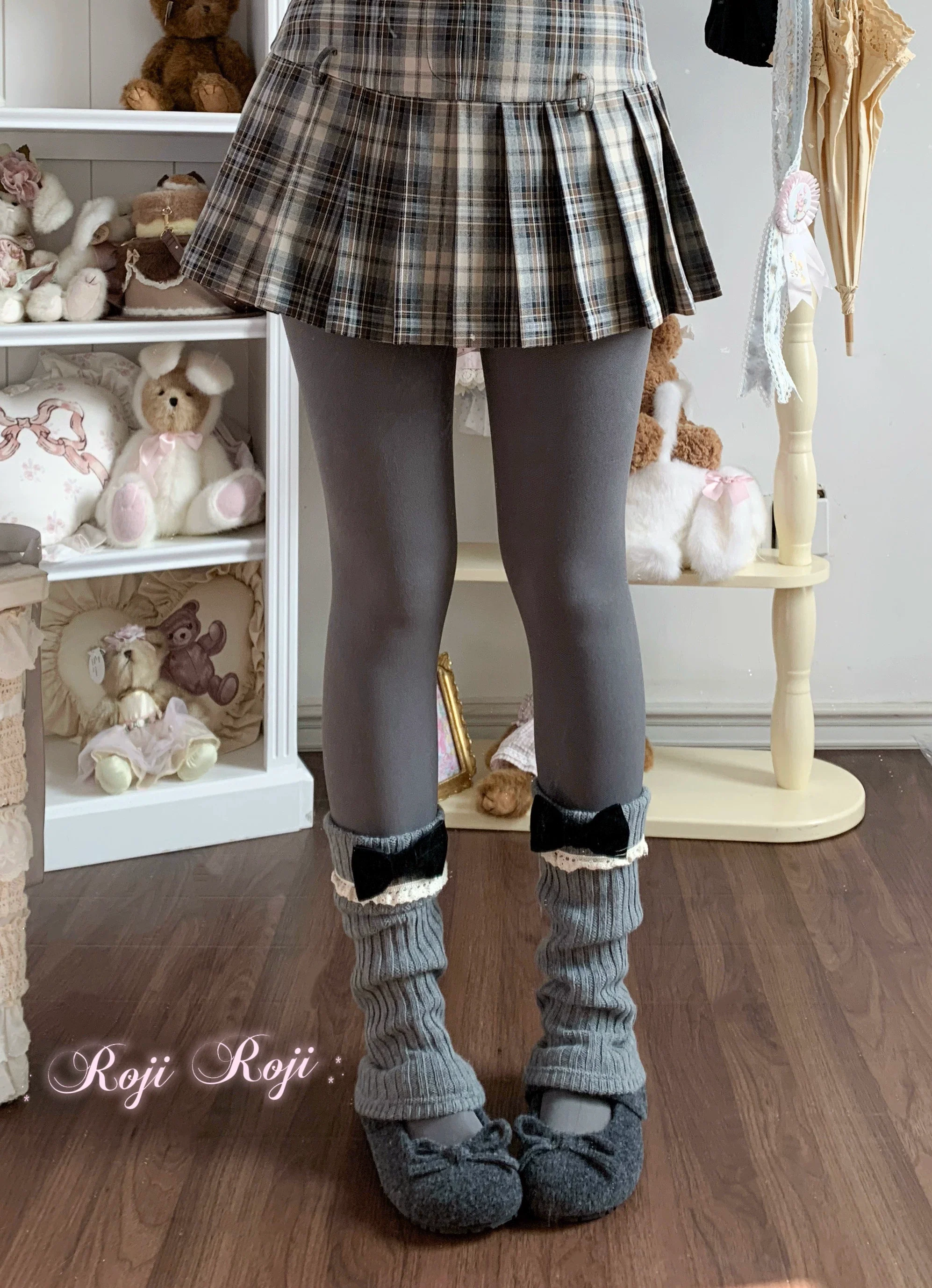 Daily Lolita Winter Fleece Lining Pantyhose - Image 8