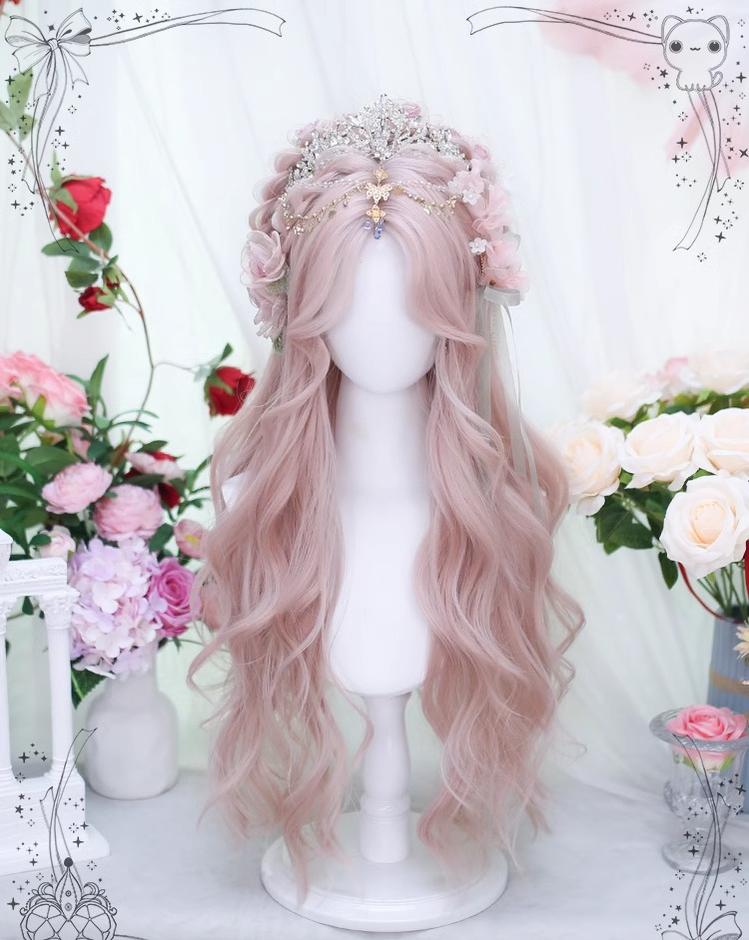 Dalao Home - Di - Daily Lolita Wig Long Curly Hair Figure-eight Bangs - Image 3