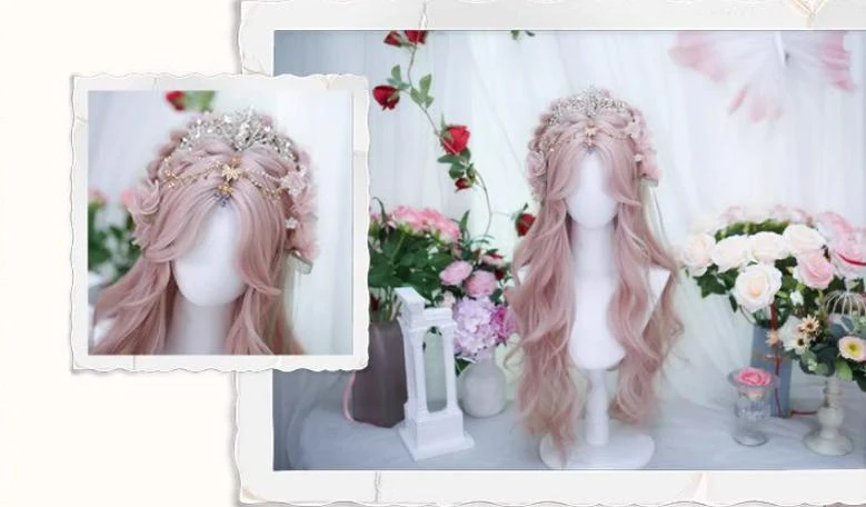 Dalao Home - Di - Daily Lolita Wig Long Curly Hair Figure-eight Bangs - Image 7