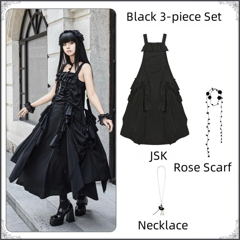 With PUJI - Dream - Daily Twins Lolita JSK, Loose Fit, Hidden Pockets - Image 24
