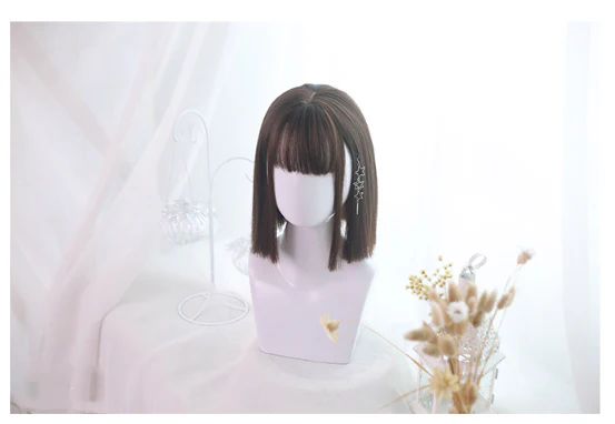 Dalao Home - Hot Sale 35cm Short Straight Lolita Wig - Image 6