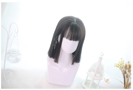 Dalao Home - Hot Sale 35cm Short Straight Lolita Wig - Image 8