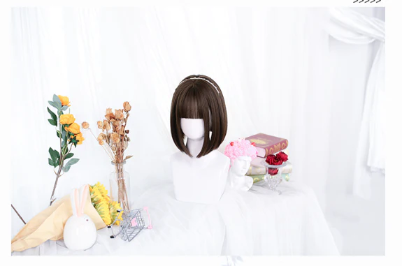 Dalao Home - Lolita 30cm Japanese BOBO JK Wig - Image 11