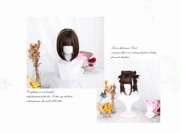 Dalao Home - Lolita 30cm Japanese BOBO JK Wig - Image 14