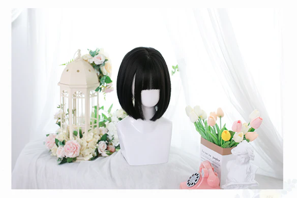 Dalao Home - Lolita 30cm Japanese BOBO JK Wig - Image 15