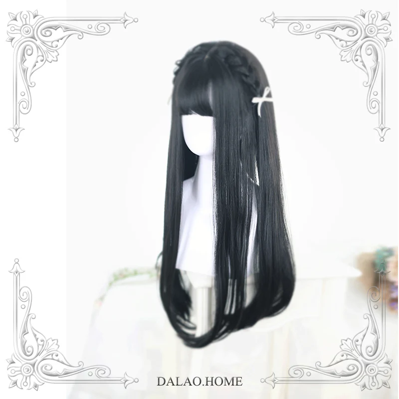 Dalao Home - Lolita JaneNye 65cm Straight Wig Black - Image 4