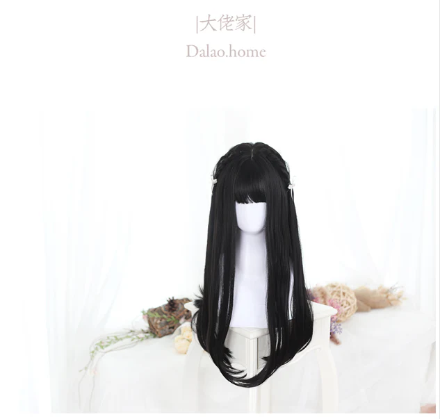 Dalao Home - Lolita JaneNye 65cm Straight Wig Black - Image 8