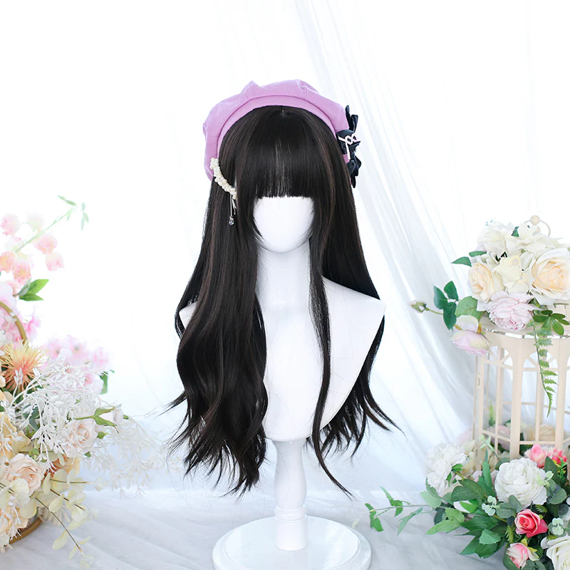 Dalao Home - Lolita Long Curly Natural Cold Brown Wig - Image 7