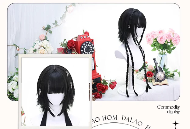 Dalao Home - Moon Night - Lolita Highlights Bang Short Wigs - Image 15