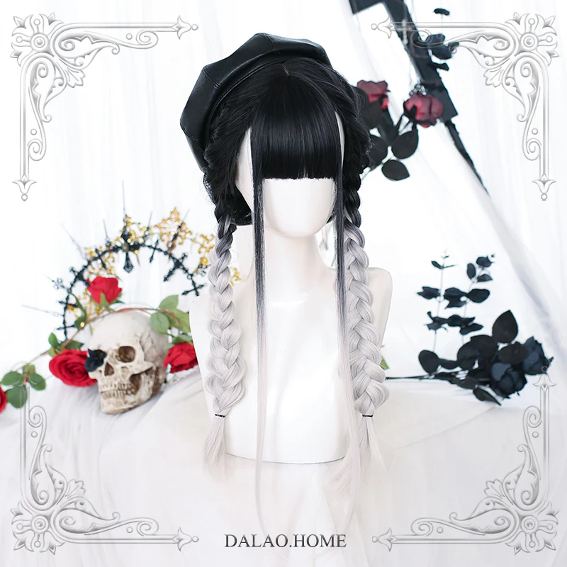 Dalao Home - Nightmare - Long Straight Natural Gradient Lolita Wig - Image 3