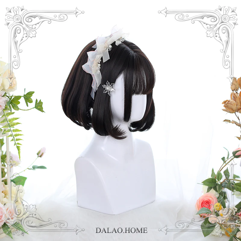 Dalao Home - Sweet 30cm BOBO Short Lolita Wig Multicolors - Image 4