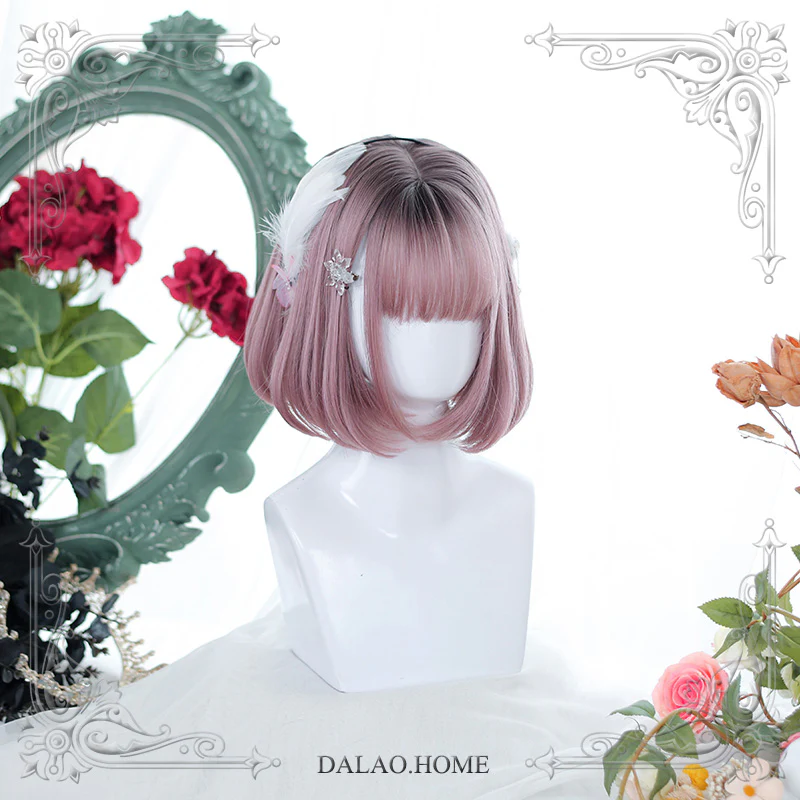 Dalao Home - Sweet 30cm BOBO Short Lolita Wig Multicolors - Image 5