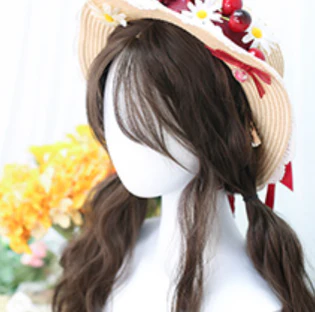 Dalao Home - Waffle - Lolita Splayed Bangs Curly Wig - Image 6