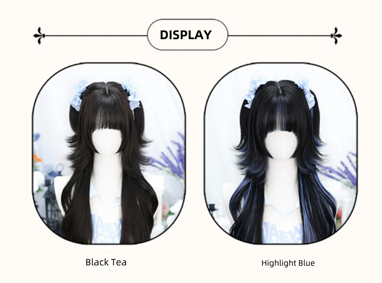 Dalao - Lily - Sweet Lolita Hime Cut Long Curly Wig for JK Girls - Image 5