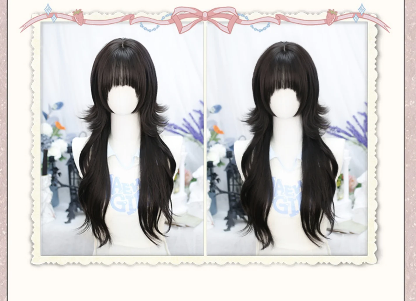 Dalao - Lily - Sweet Lolita Hime Cut Long Curly Wig for JK Girls - Image 6