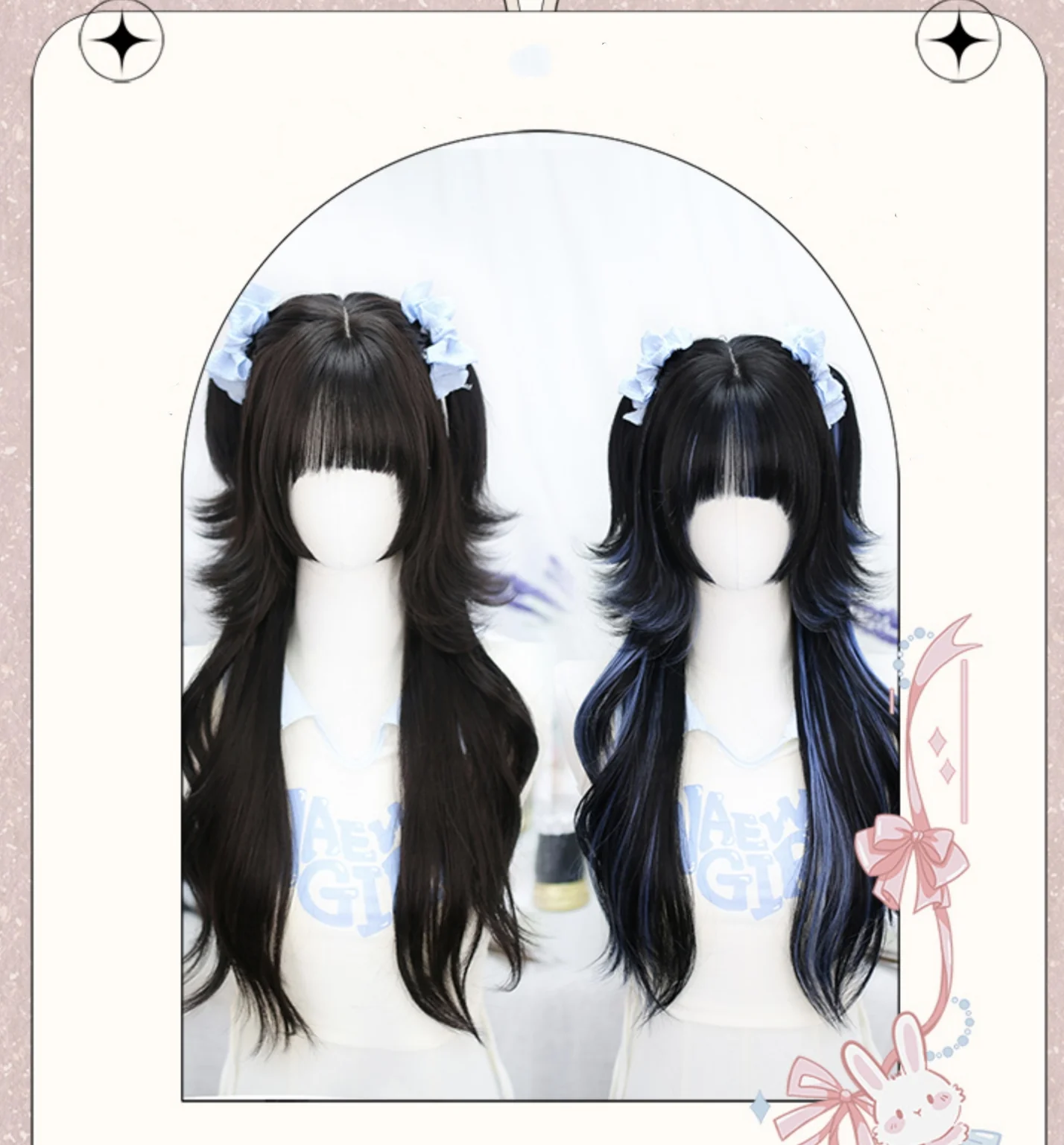 Dalao - Lily - Sweet Lolita Hime Cut Long Curly Wig for JK Girls - Image 7