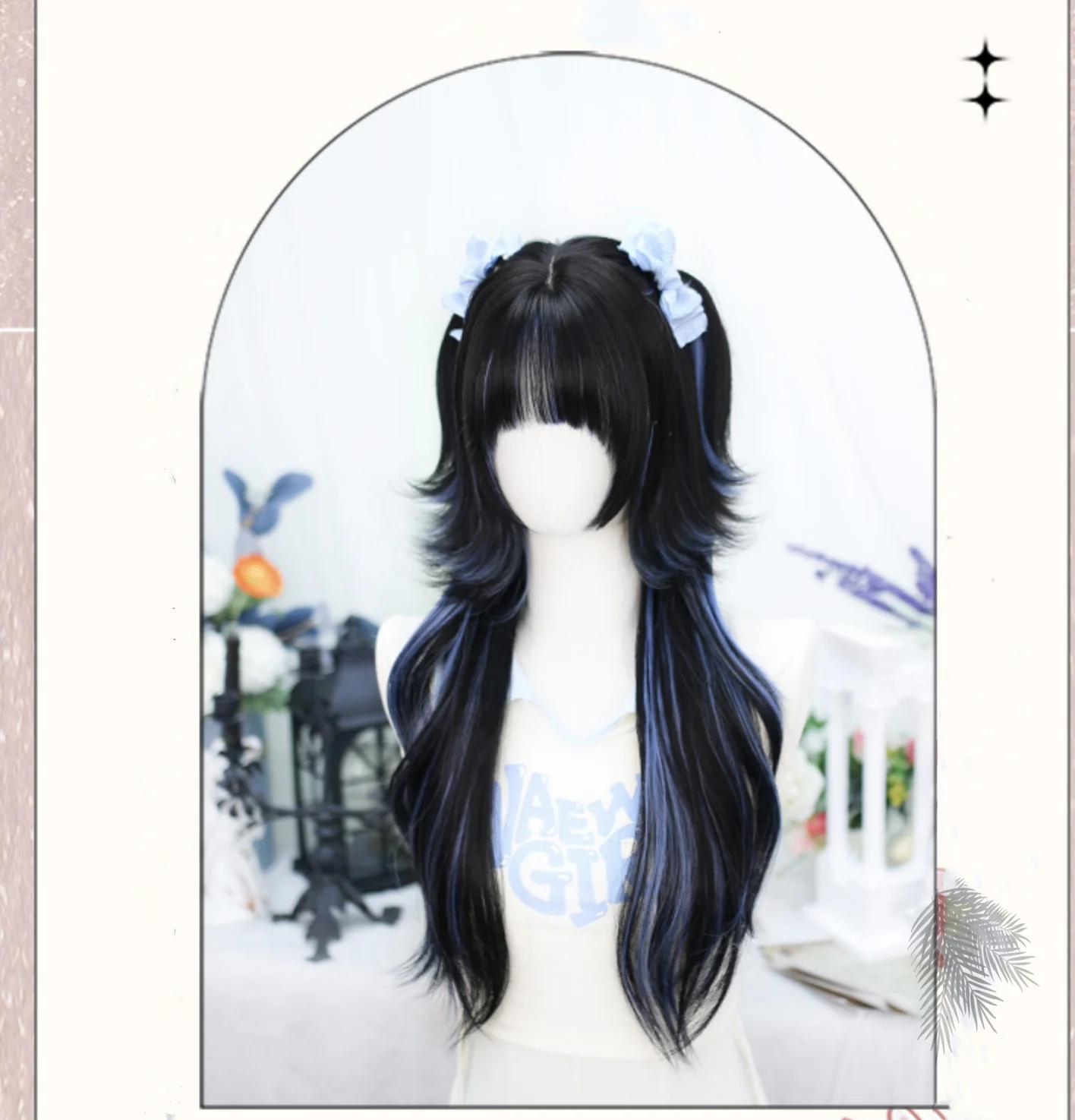 Dalao - Lily - Sweet Lolita Hime Cut Long Curly Wig for JK Girls - Image 9
