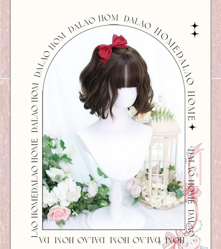 Dalao - Qianqian - Natural Lolita Wig Short Curls Wigs - Image 3