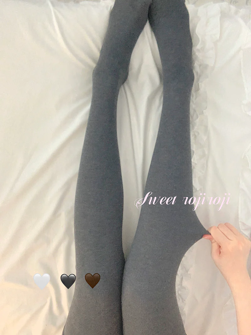 Winter Cotton Lolita Pantyhose, Thickened Pantyhose Leggings - Image 7