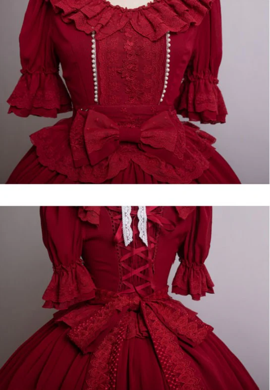 The Dawn Song - Plus Size Lolita Elegant OP Dress - Image 10