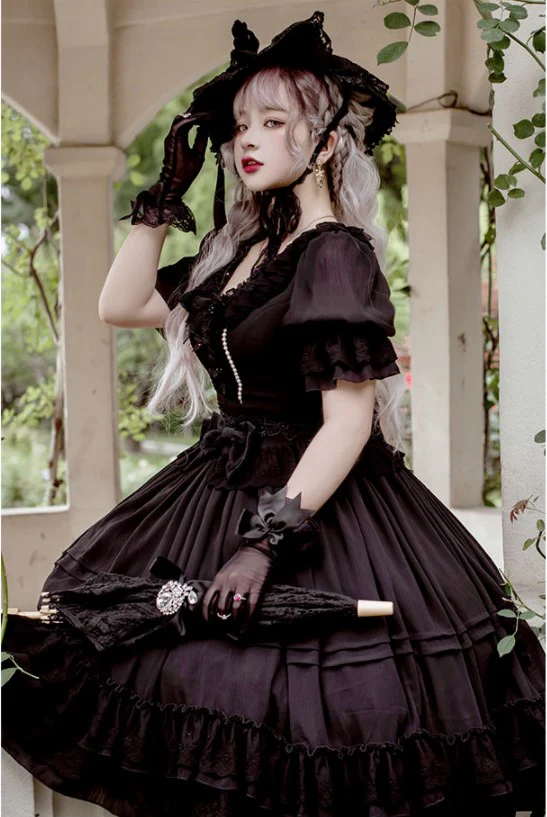The Dawn Song - Plus Size Lolita Elegant OP Dress - Image 13
