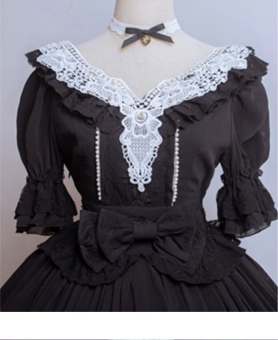 The Dawn Song - Plus Size Lolita Elegant OP Dress - Image 15